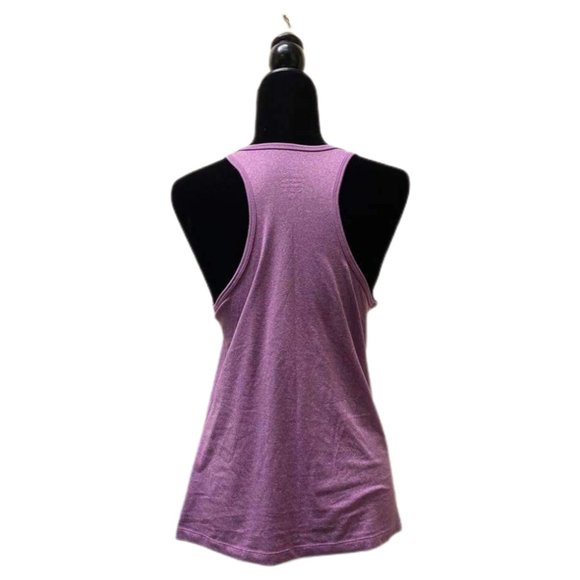 Nike Dri Fit Light Purple Top "Miles Ahead" w Swish Logo - Picture 2 of 5
